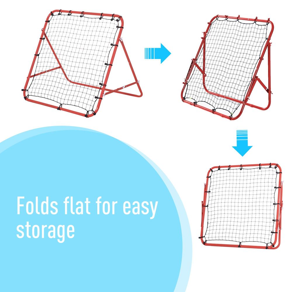 Rebounder Net Practise Goal Play Kids Adults Baseball Soccer Training HOMCOM