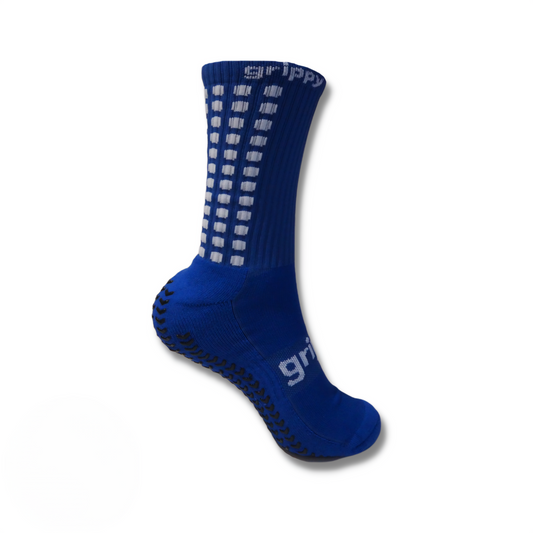 Grippy Blue Football Grip Socks