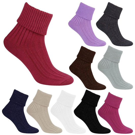 Steven - Ladies Wool Bed Socks