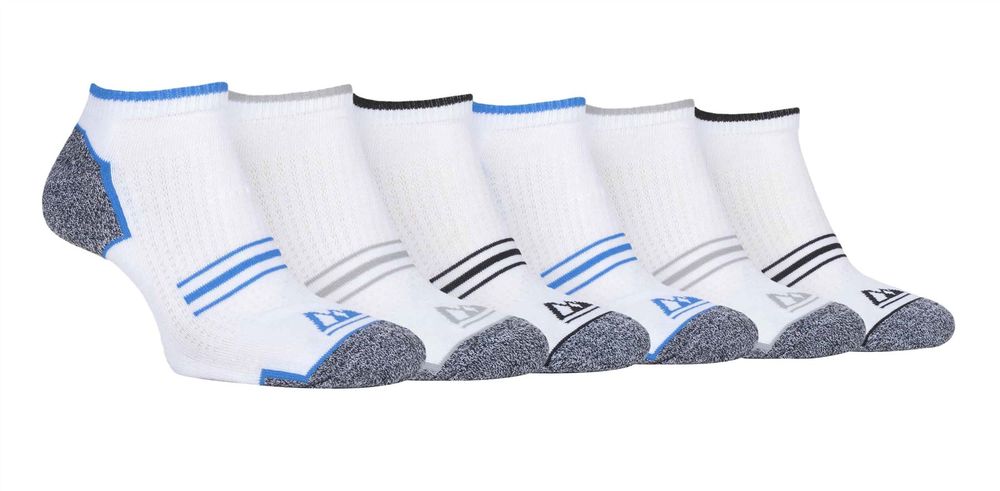 Storm Bloc - 6 Pairs Mens Performance Trainer Socks