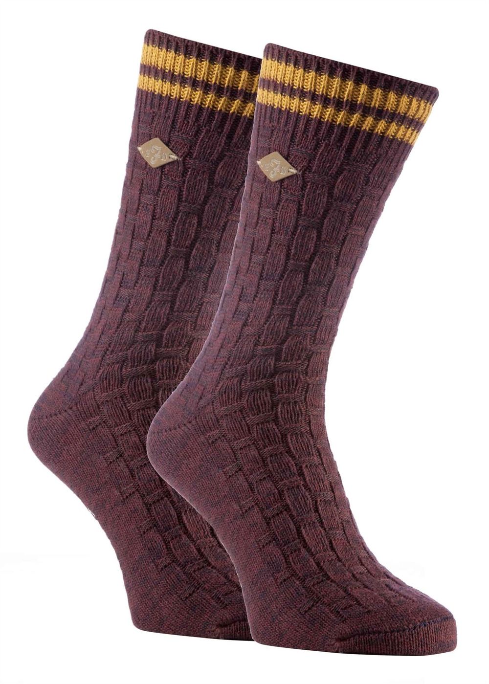 Farah 1920 - 2 Pairs Mens Knit Socks