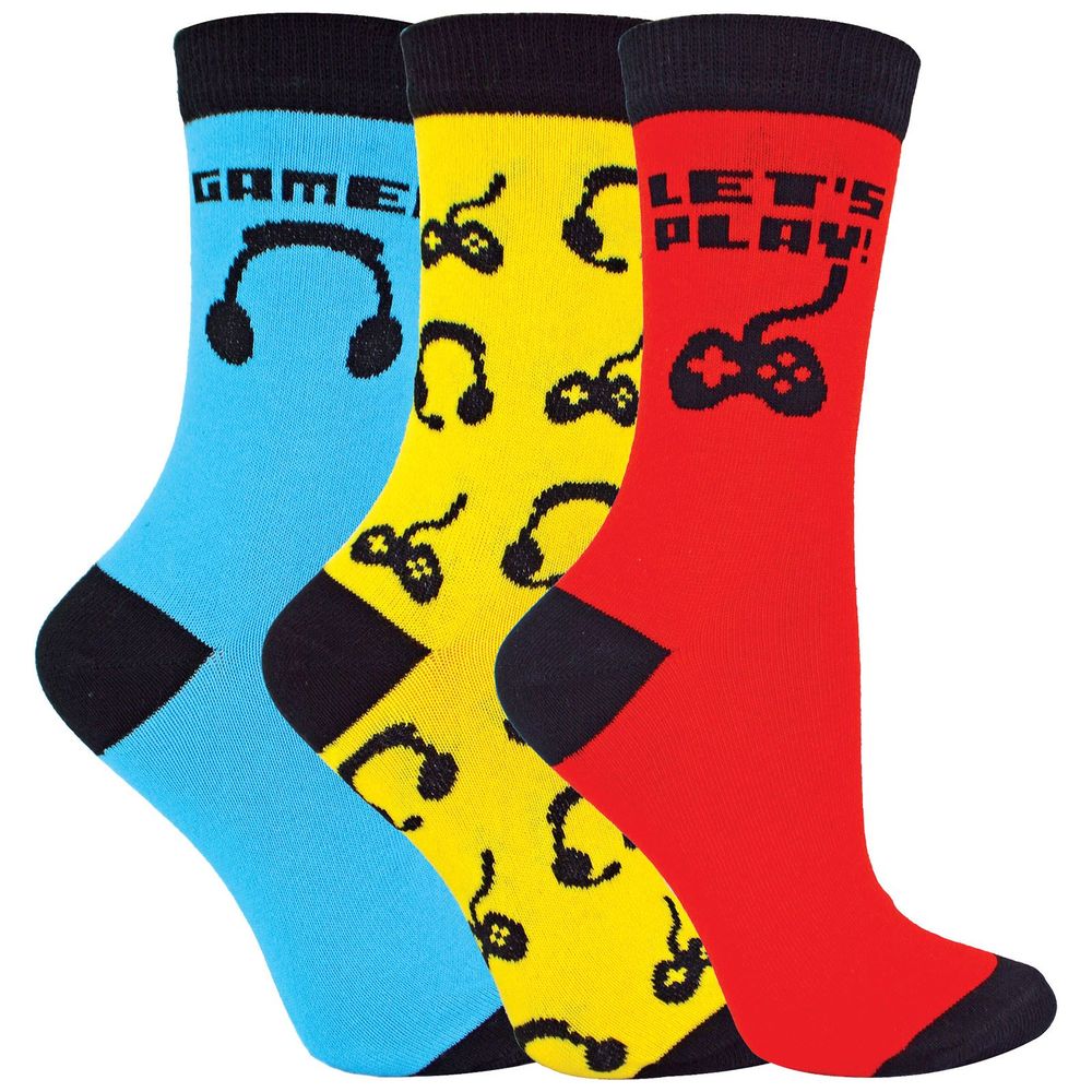 Sock Snob - 3 Pack Kids Gaming Socks