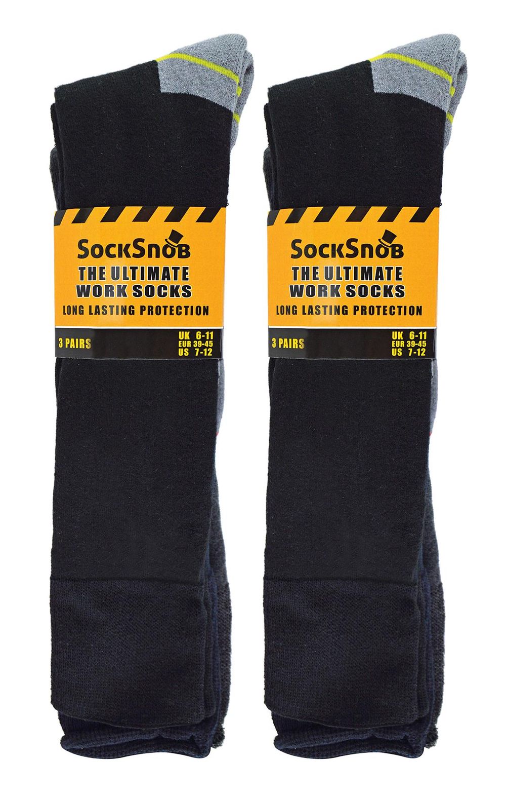 Sock Snob - 6 Pack Knee High Work Socks