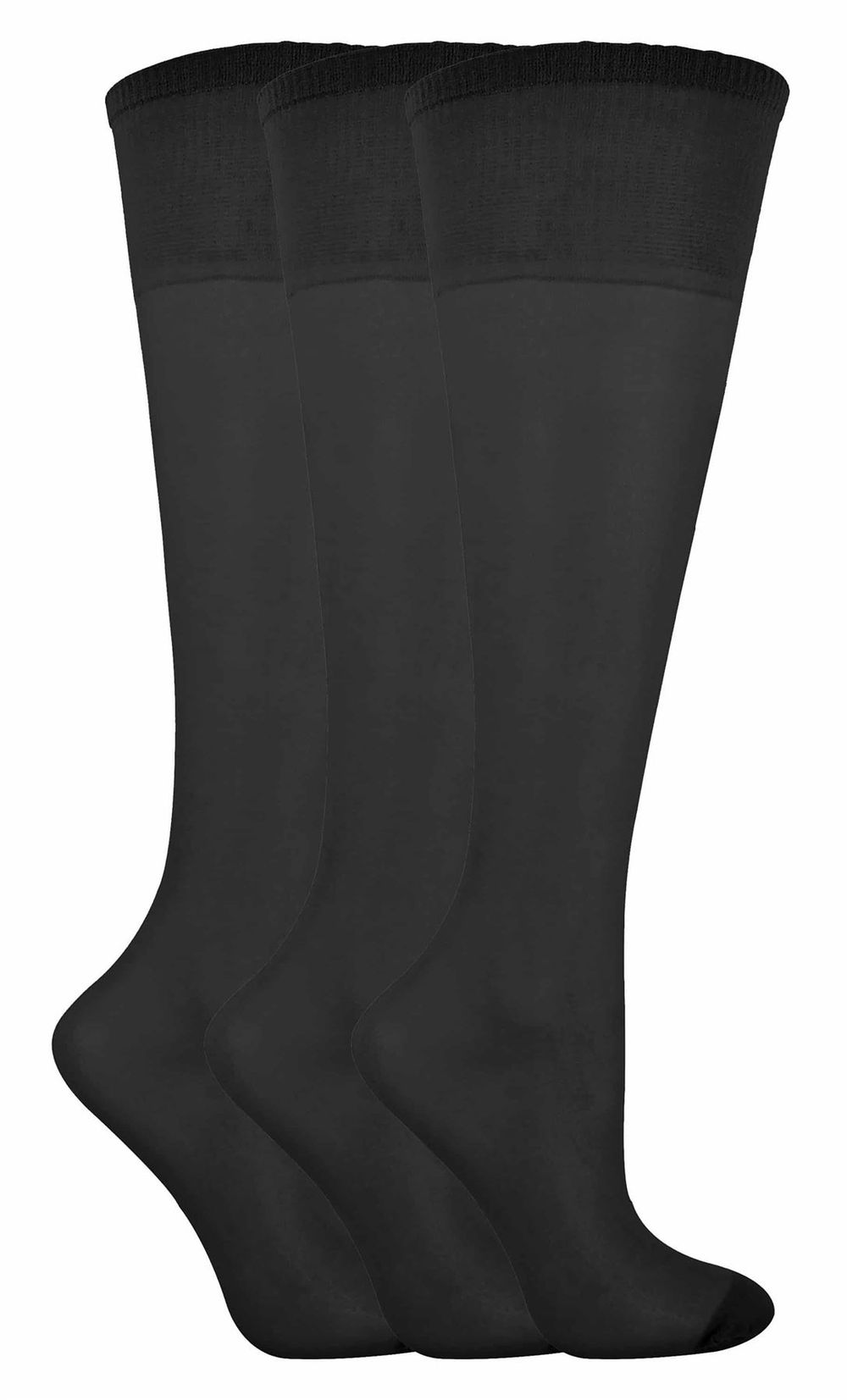 LIVIA - 3 Pairs Knee High Pop Socks