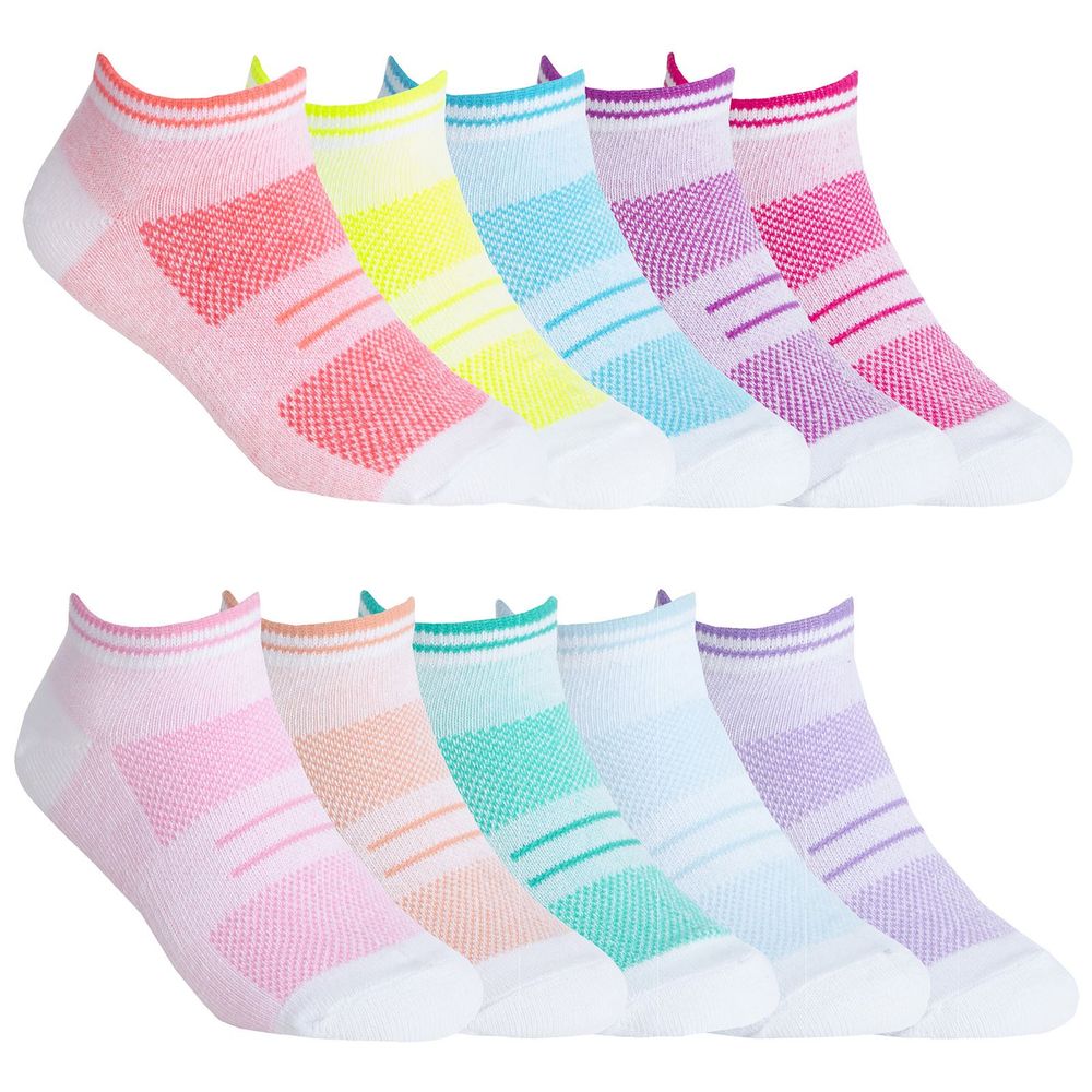 Girls Mesh Insert Trainer Socks