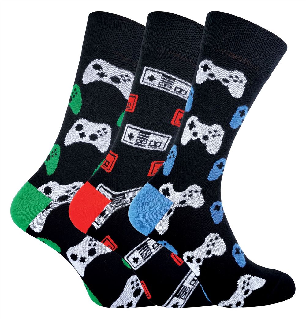 3 Pairs Retro Gaming Socks