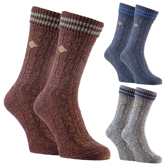 Farah 1920 - 2 Pairs Mens TOT Socks