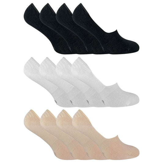 4 PAIRS Mens Invisible Bamboo Socks - INV1