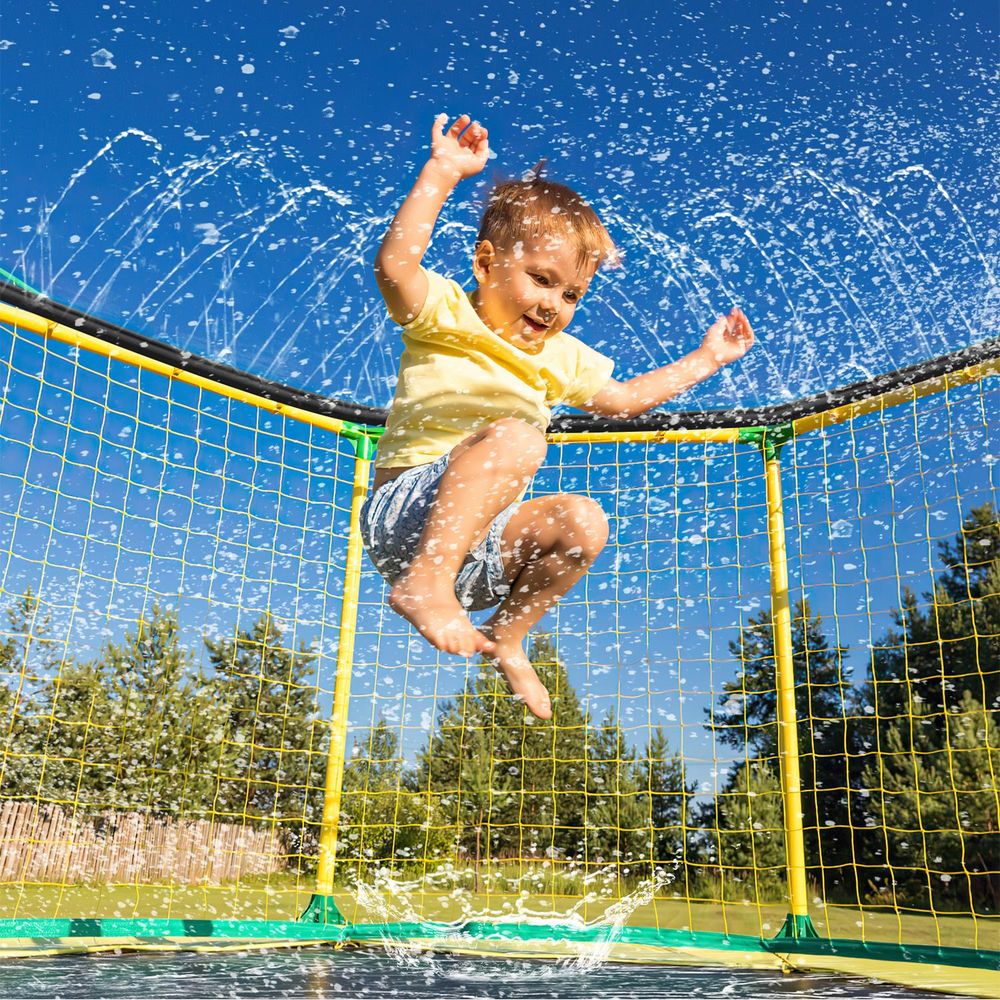 Trampoline Sprinkler, Outdoor Waterpark Hose Water Sprayer