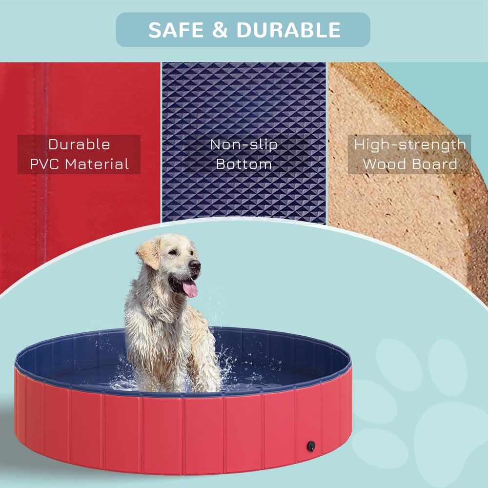 Portable Pet Pool Swimming Bath Cat Dog Indoor Outdoor Foldable Puppy Bathtub