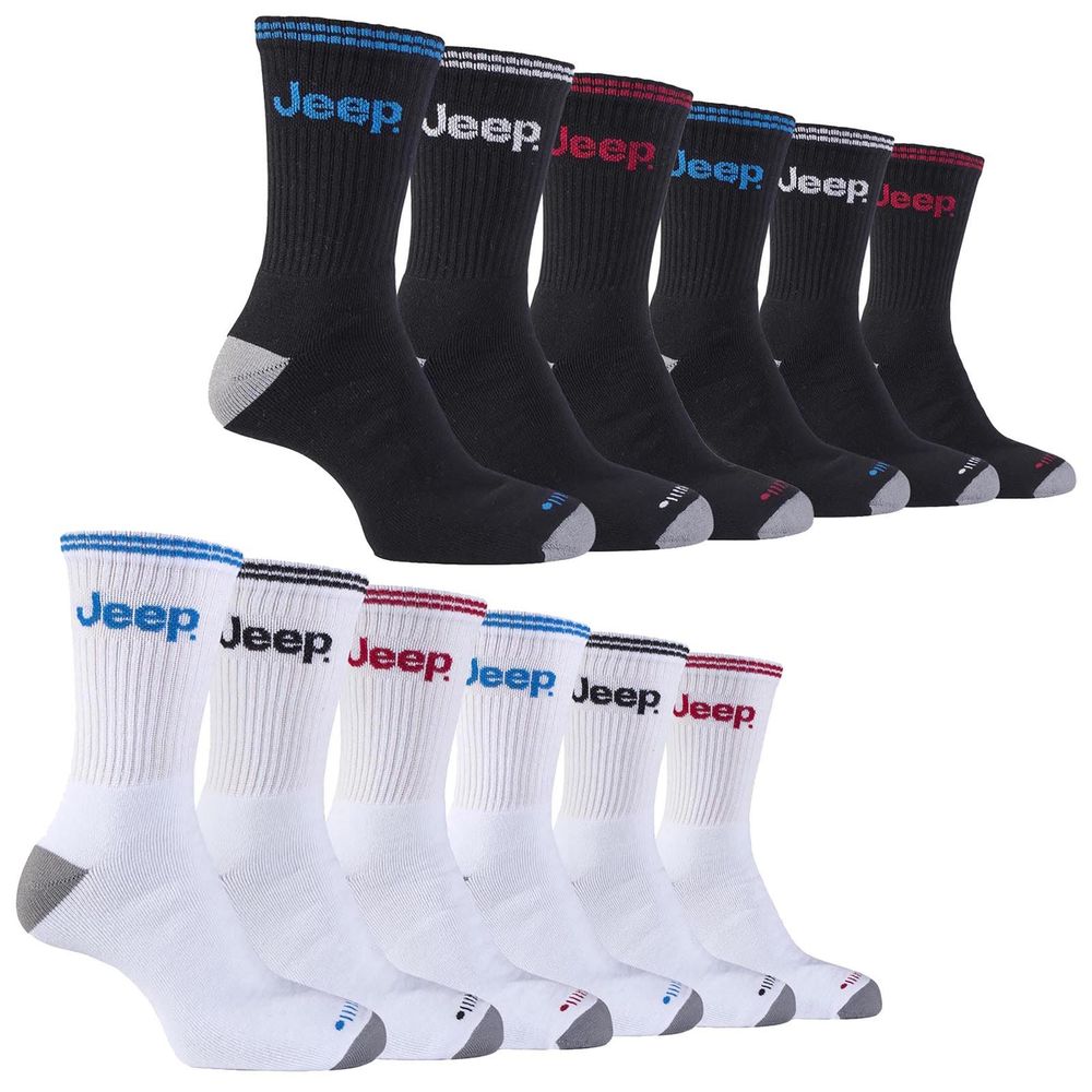 Jeep - 6 Pr Basic Sports Socks