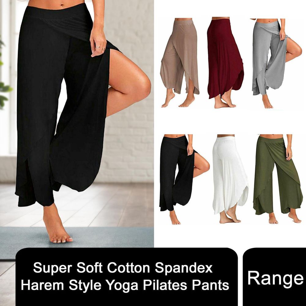 Womens Harem Yoga Pants, Ladies Baggy Leggings, Small To 3xl