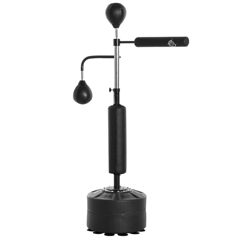 3-in-1 Punching Bag with Stand with 2 Speedballs, 360 Relax Bar HOMCOM