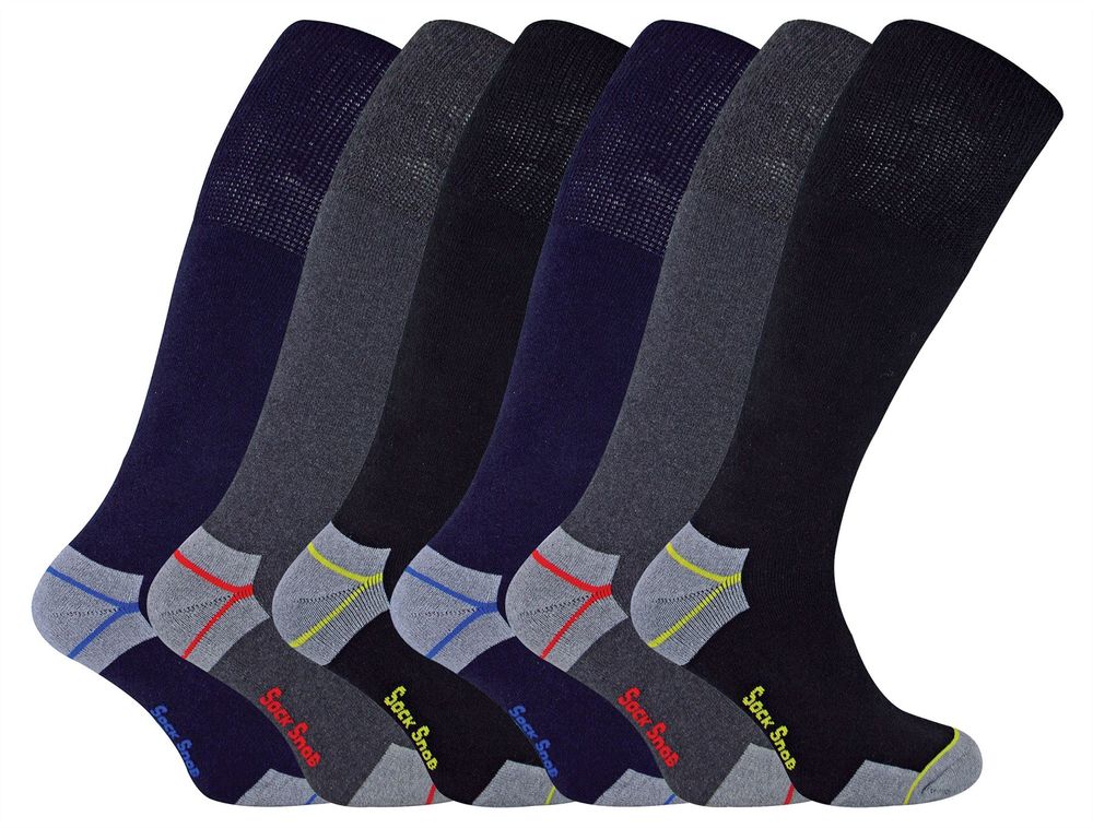 Sock Snob - 6 Pack Knee High Work Socks