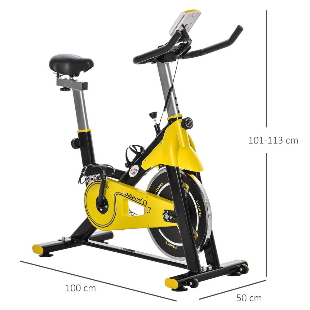 Exercise Bike 6kg Flywheel Belt Drive w/Adjustable Resistance LCD Display