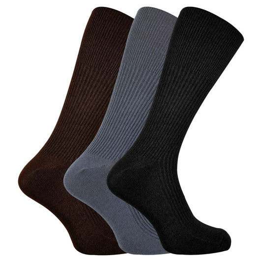 3 Pairs Mens Non Elastic Cashmere Socks