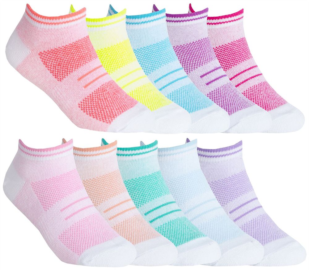 Girls Mesh Insert Trainer Socks