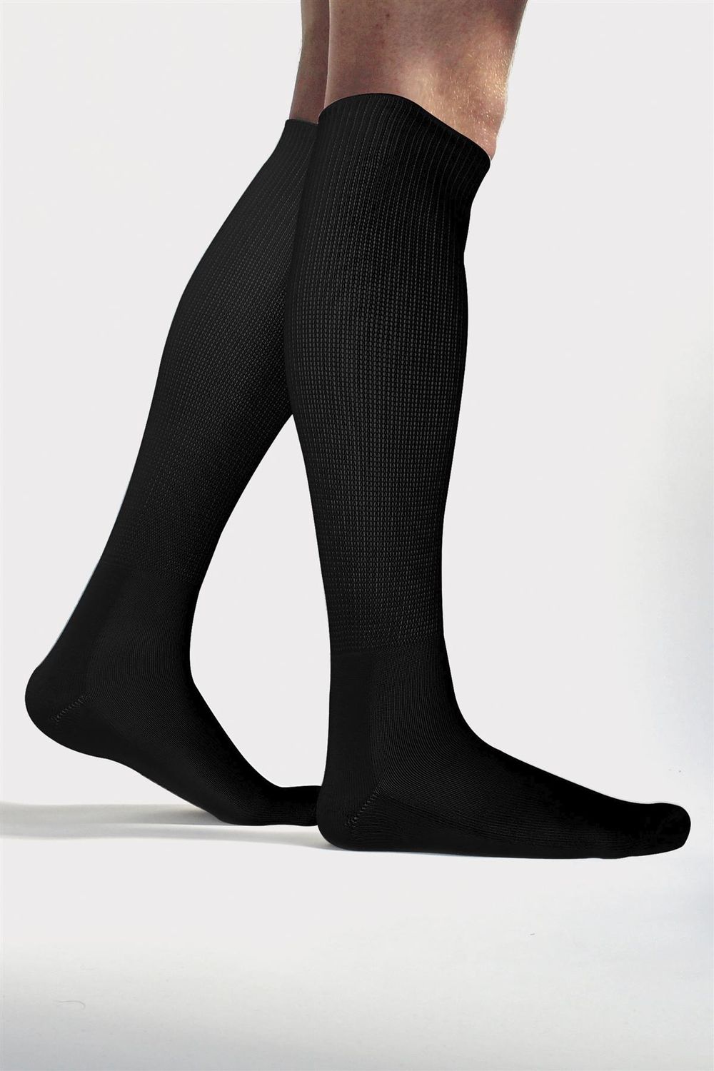 Dr.Socks Long Bamboo Diabetic Socks (4-7 / Black)