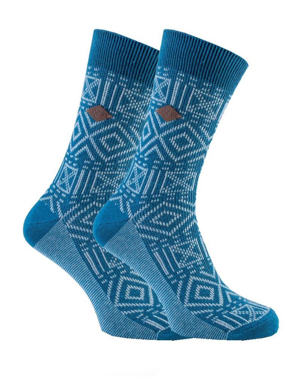 Farah 1920 - 2 Pairs Mens Aztec Socks