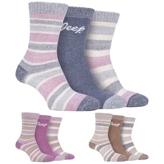 Jeep - 3 Pr Ladies Performance Poly Boot Socks