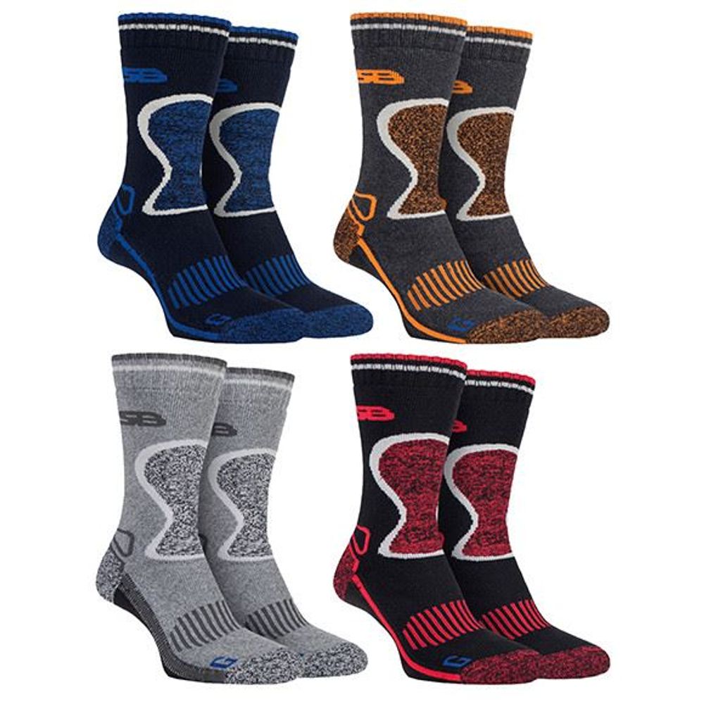 Storm Bloc - 2 Pairs Mens BG Wool Socks