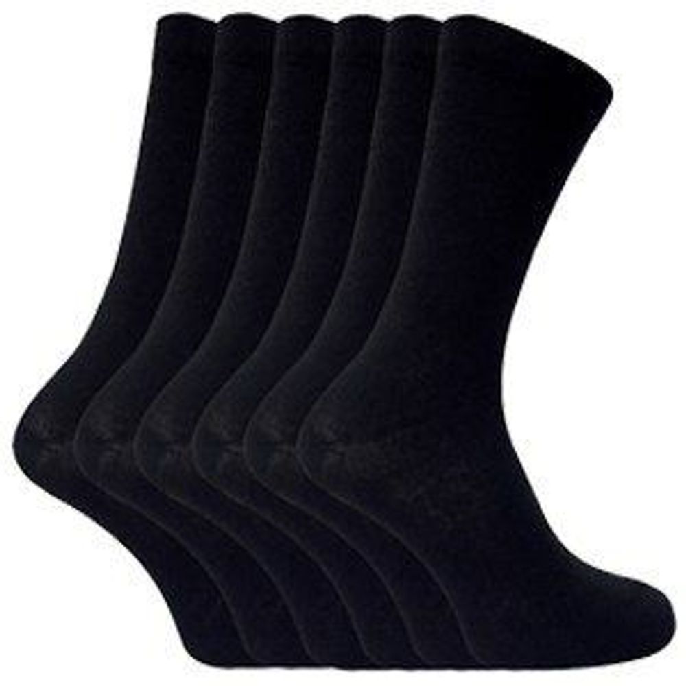 6 Pairs Mens DEE Patterned Cotton Socks