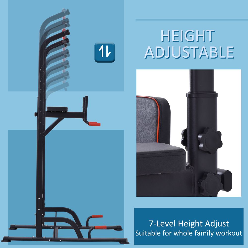 Power Tower Station Pull Up Bar for Home Gym Workout Equipment HOMCOM