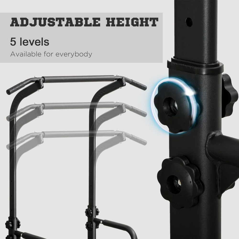 Power Tower Dip Station Pull Up Bar Multi-Function Push Up Equipment Home Gym
