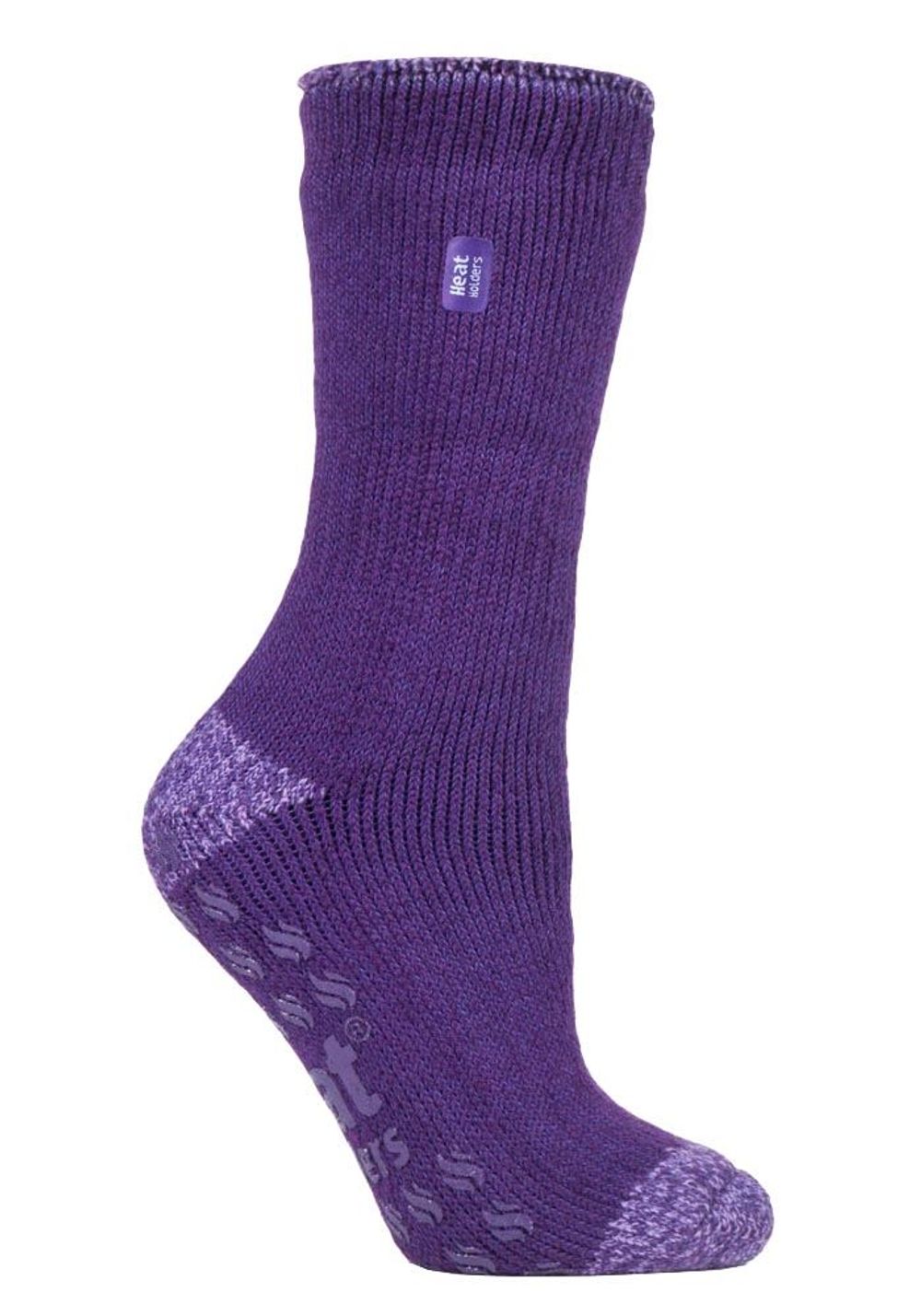 Heat Holders - Ladies Juniper / Petunia Slipper Socks