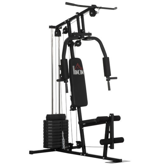 Multifunction Home Gym Machine with 45kg Weights for Full Body Workout HOMCOM