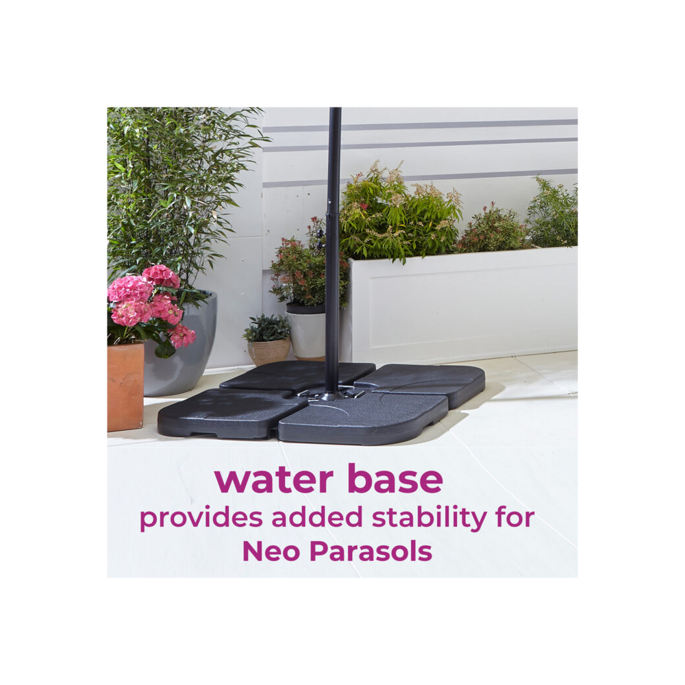 Neo Water Filled Over Hanging Parasol Base