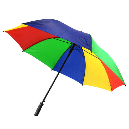 Golf Umbrella 27" Waterproof With Ground Spike Straight plastic handle