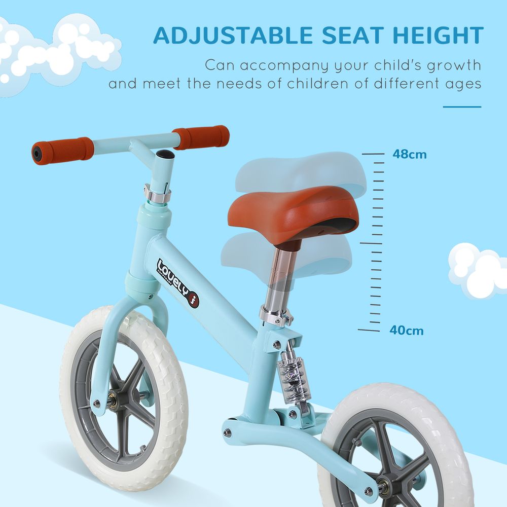 Kid Balance Bike ChildrenBicycle Adjustable Seat 2-5 Years No Pedal  HOMCOM