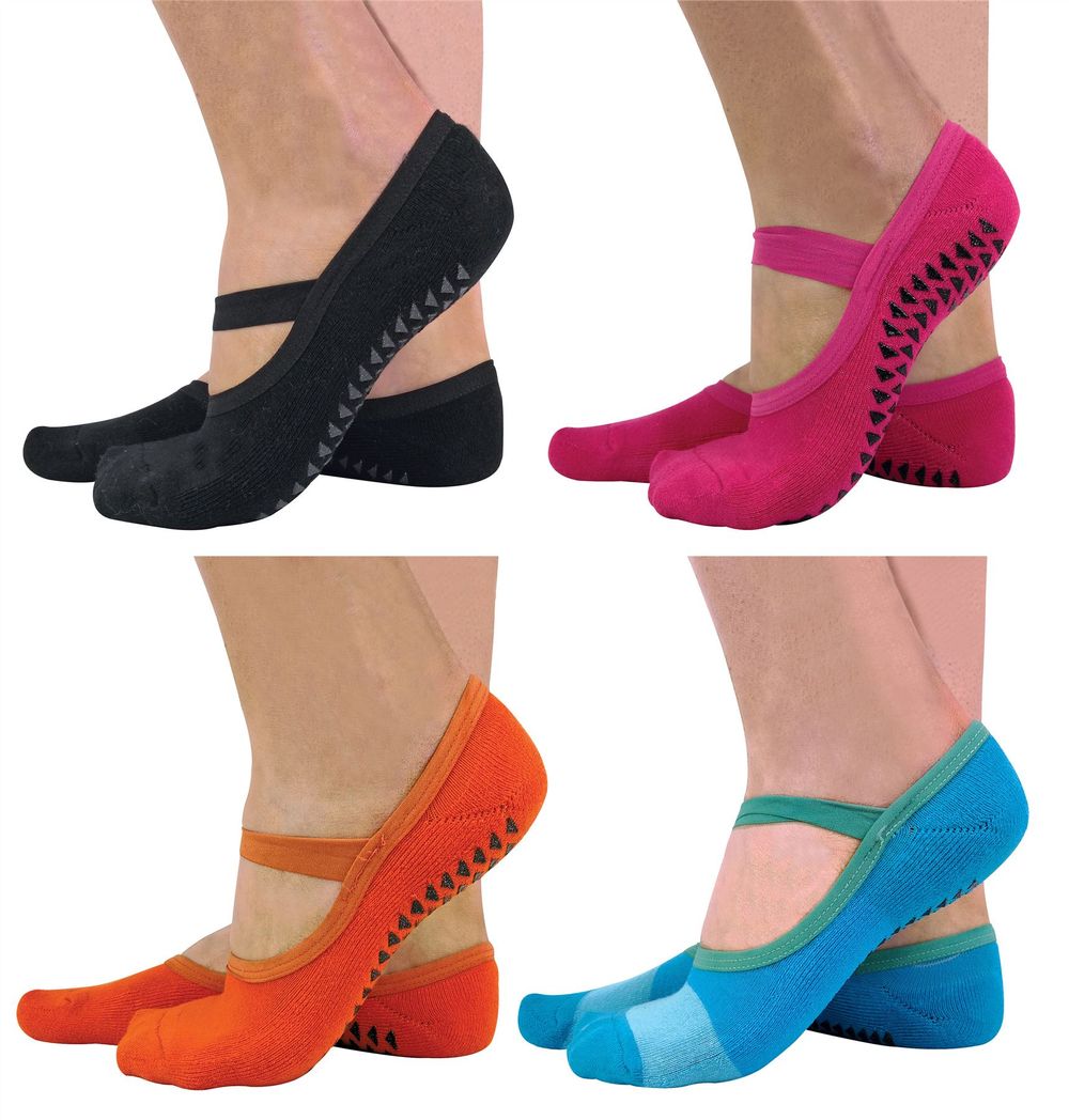 2 Pairs Yoga Socks - 1576